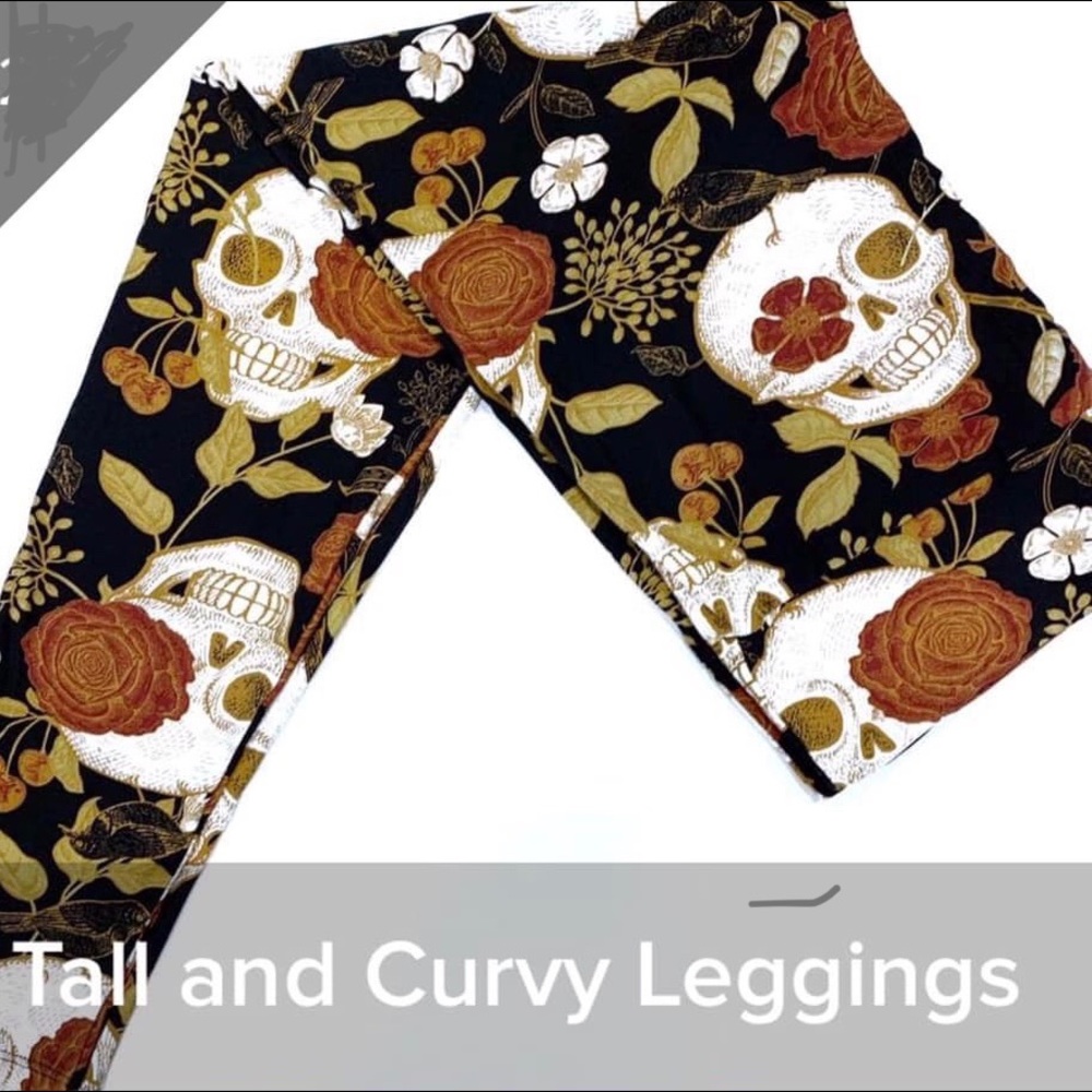 LulaRoe Skull Leggings